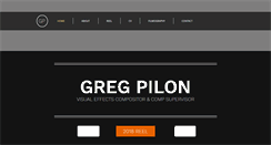 Desktop Screenshot of gregpilon.com